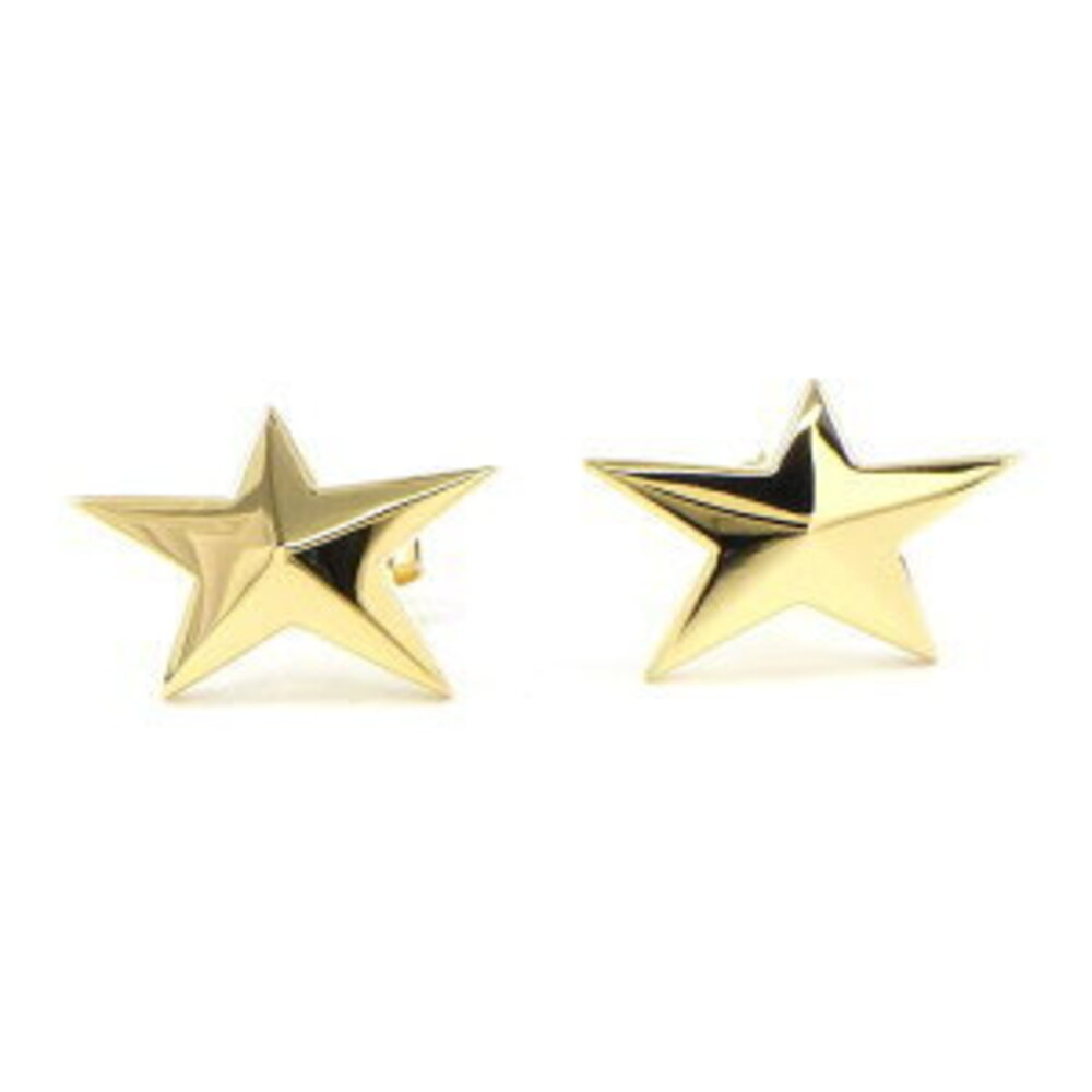 Tiffany Co Star Earrings Yellow Gold